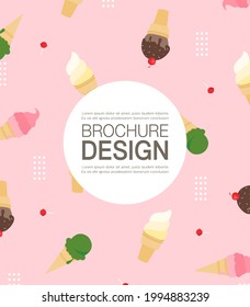 Summer Related Frame Broschüre Design