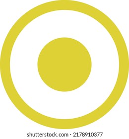 Summer rescue ring, illustration, vector on a white background.
