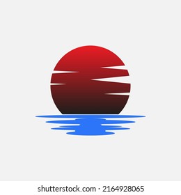 Summer rest on background. Vector illustration