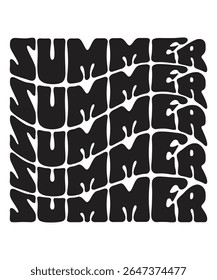  Summer Retro Summer Bundle Groovy, Beach wavy, Trendy groovy, Funny Beach Quotes hippie, Summer Cut Files, Groovy aesthetic 70s, wavy files for CRICUT