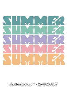  Summer Retro Summer Bundle Groovy, Beach wavy, Trendy groovy, Funny Beach Quotes hippie, Summer Cut Files, Groovy aesthetic 70s, wavy files for CRICUT