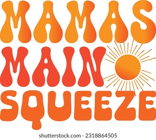 summer retro svg design and eps file