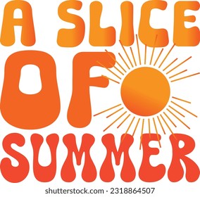 summer retro svg design and eps file