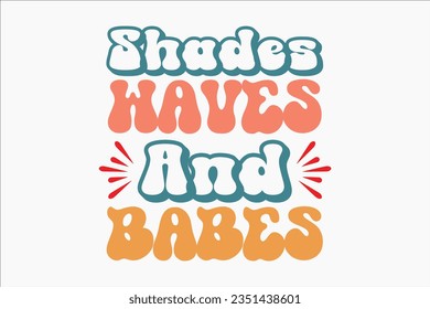 Summer Retro SVG Design, typography, t-shirt, sublimation, retro, sticker, summer, cute, funny, nature