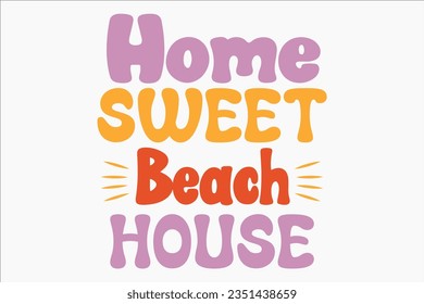 Summer Retro SVG Design, typography, t-shirt, sublimation, retro, sticker, summer, cute, funny, nature