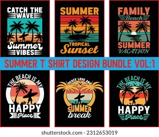 Summer retro T shirt Design Bundle  Vol 1,Summer T shirt Design,Hello Summer quotes t shirt designs bundle,Quotes about Summer,Summer Design for Shirts,Funny Beach Quotes,eps bundle,summertime