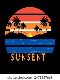 Summer retro t-shirt design for men and women. summer beach vacation t-shirts, retro vintage t-shirt design. Custom t-shirt design.