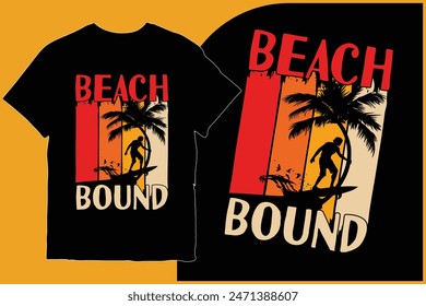 Summer Retro Ventage t-shirt design.