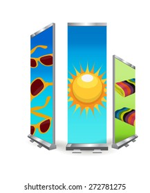 Summer Roll Ups. Vector Set