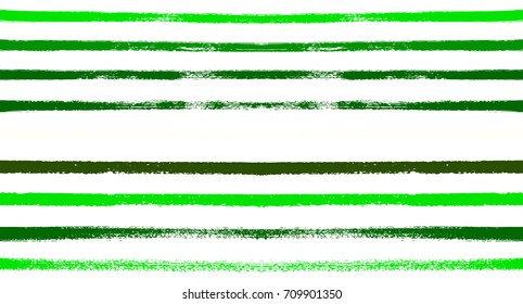 Summer Sailor Stripes Seamless Vector Pattern. Autumn Colors Textile Blue, Green, White, Turquoise, Gray Print. Hipster Vintage Retro Stripes Design. Creative Horizontal Banner. Old Watercolor Fabric.