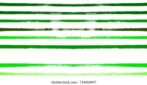 Summer Sailor Stripes Seamless Vector Pattern. Autumn Colors Textile Blue, Green, White, Turquoise, Gray Print. Hipster Vintage Retro Stripes Design. Creative Horizontal Banner. Old Watercolor Fabric.