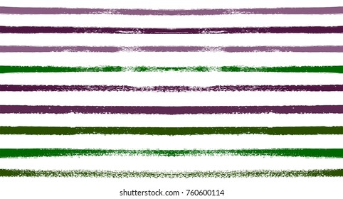 Summer Sailor Stripes Seamless Vector Pattern. Autumn Colors Textile Blue, Green, White, Turquoise, Gray Print. Hipster Vintage Retro Stripes Design. Creative Horizontal Banner. Old Watercolor Fabric.