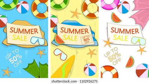  summer sale 2019 Hot Summer Sale banner. Trendy texture. Season vocation, weekend, holiday logo. Summer Time Wallpaper. Happy shiny Day. Modern vector Lettering. Fashionable styling.