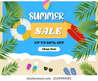 Summer Sale! Up to 60% Off on Eye-Catching Promotional Banners