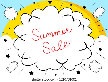 summer sale advertisement