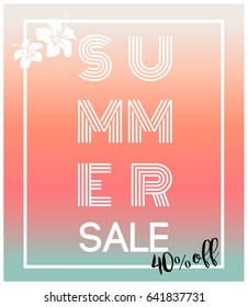 Summer sale background