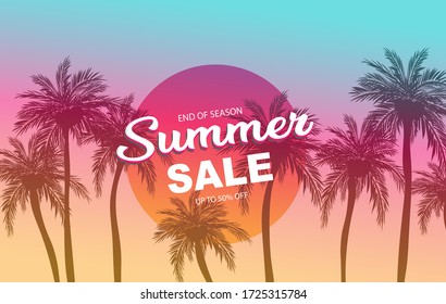 Summer sale background concept , Summer sale