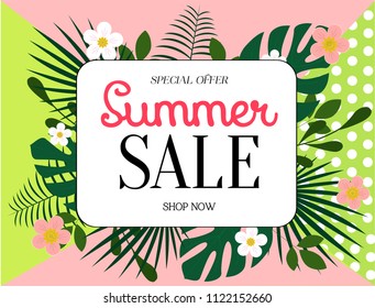 Summer sale background layout for banners,Wallpaper,flyers, invitation, posters, brochure, voucher discount.Vector illustration template.