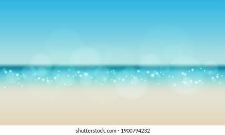 Summer sale background template. ocean scene. background with sea landscape with sunset or sunrise. Eps10