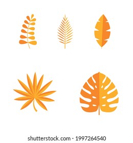 Summer sale background with tropical leaves. Vector Illustration EPS10
