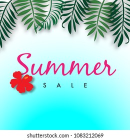 Summer Sale Background Vector