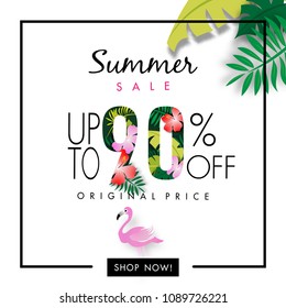 Summer Sale Background Vector