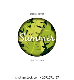 Summer Sale Background Vector