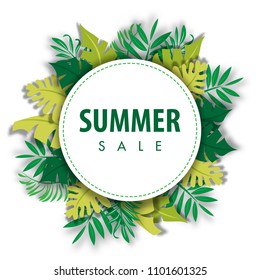 Summer Sale Background Vector