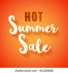 Summer sale background vector illustration. Advertising poster flyer banner cover design.