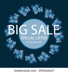 summer sale background vector image
