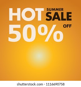 Summer sale banner