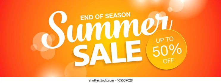 summer sale banner