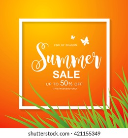 summer sale banner