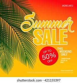summer sale banner