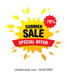 Summer sale banner