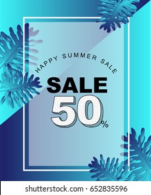 Summer sale banner