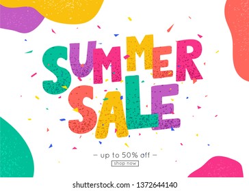 Summer sale banner design