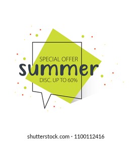 Summer Sale Banner Design Template