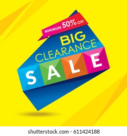 Summer Sale banner design template for promotion