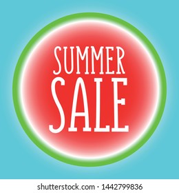 Summer Sale Banner, End of Season Sale Banner. Vector illustration. Sale Poster, Sale Flyer. Discount.  