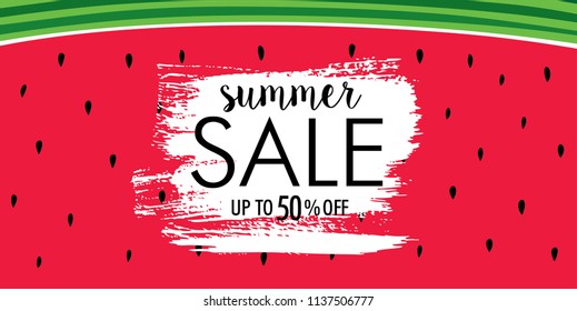 summer sale banner layout design