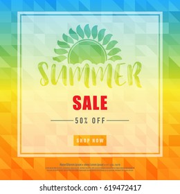 Summer sale banner poster,abstract background,vector eps10.