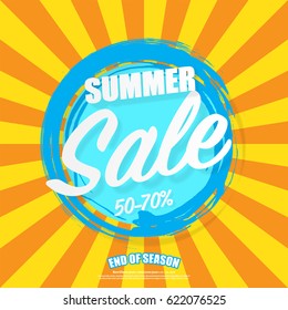 Summer sale banner poster,abstract background,vector eps10.