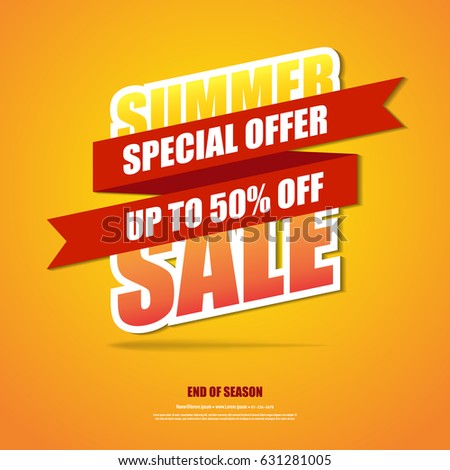 Summer sale banner poster,abstract background,vector eps10.