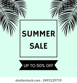 Summer sale banner promotion with eps format file.
