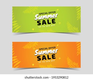 Summer sale Banner, super sale social media cover, banner, thumbnail, poster