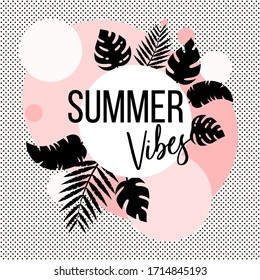 Summer Sale banner. Sale tag. Sale promotional material vector illustration. Design for social media banner, poster, email, newsletter, ad, leaflet, placard, brochure, flyer, web sticker