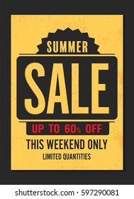summer sale banner template design