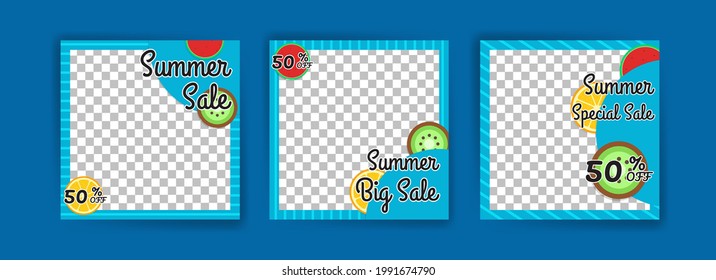 Summer sale. summer big sale. Summer special sale. Banners vector for social media ads, web ads, business messages, discount flyers and big sale banner.