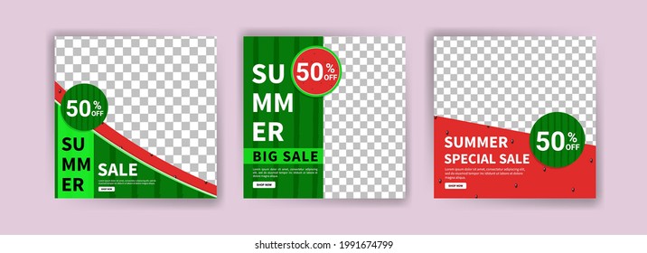 Summer sale. summer big sale. Summer special sale. Banners vector for social media ads, web ads, business messages, discount flyers and big sale banner.